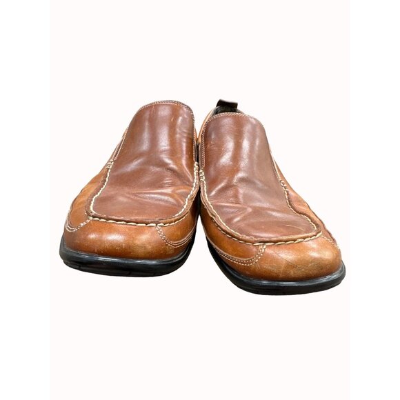 Cole Haan men’s brown leather slip on loafers shoes 13m SKU 6267 main image 4